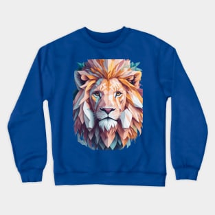 The Vibrant Mosaic Colors of the Lion Crewneck Sweatshirt